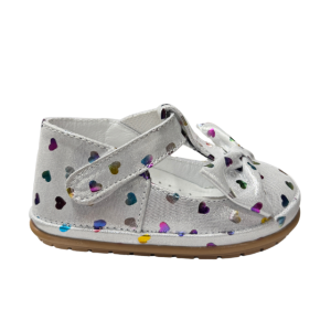 Бебешки Обувки Кеги Модел IA 029 Silver Heart - Image 1