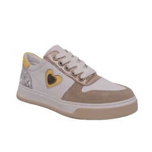 Детски Патики Кеги Модел 2077 White/Pudra Heart - Image 1